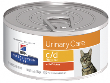 Hill's Prescription Diet Feline c/d Multicare Chicken - Lata 5.5oz Feline c/d Multicare Seafood